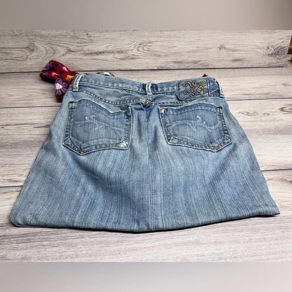 Recycled Denim Crossbody with Vintage Embroidered Strap - Picture 9 of 15